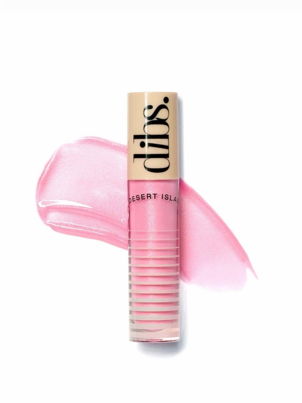 dibs Desert Island Tinted Lip Gloss — Sheer Pink Shine